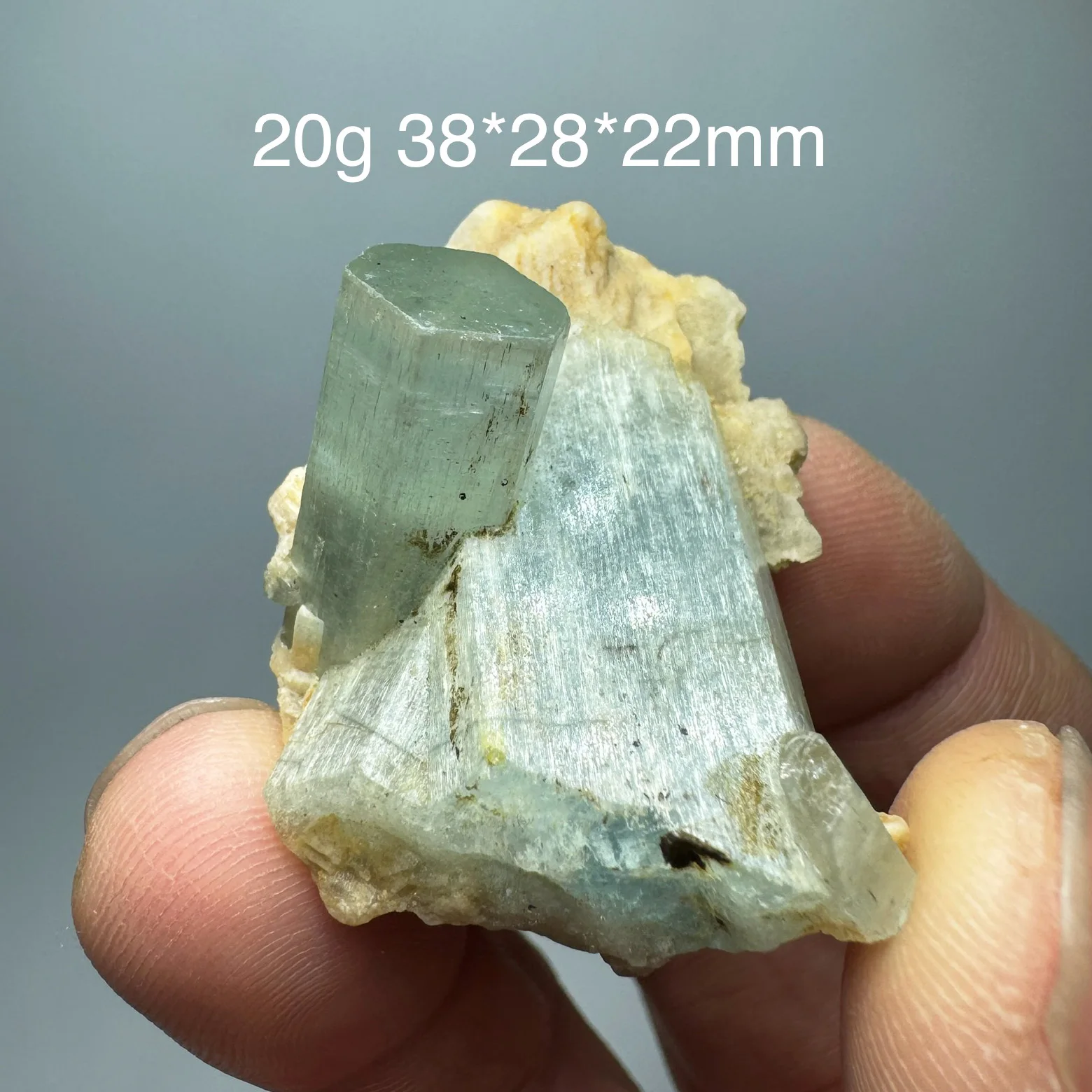 20g Natural Mozambique Aquamarine Mineral Specimen Rough Crystal Quartz Healing Stone Home Decor