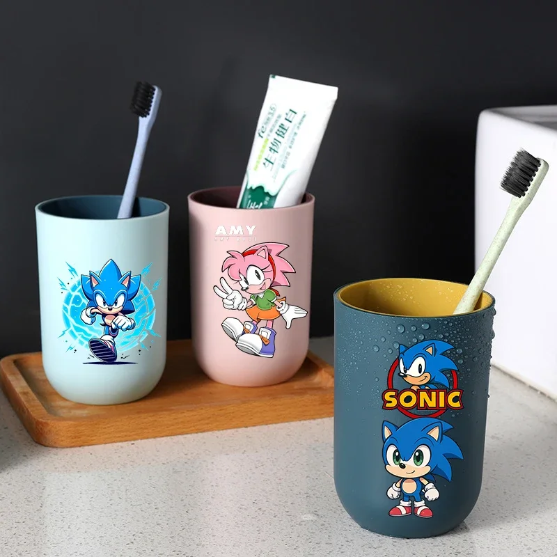 new Soniced Water Cup Toothbrush Cup man woman Mouthwash Cups Cartoon Rinse Cups Anime Cute Toothpaste Bottles home Gift 2026