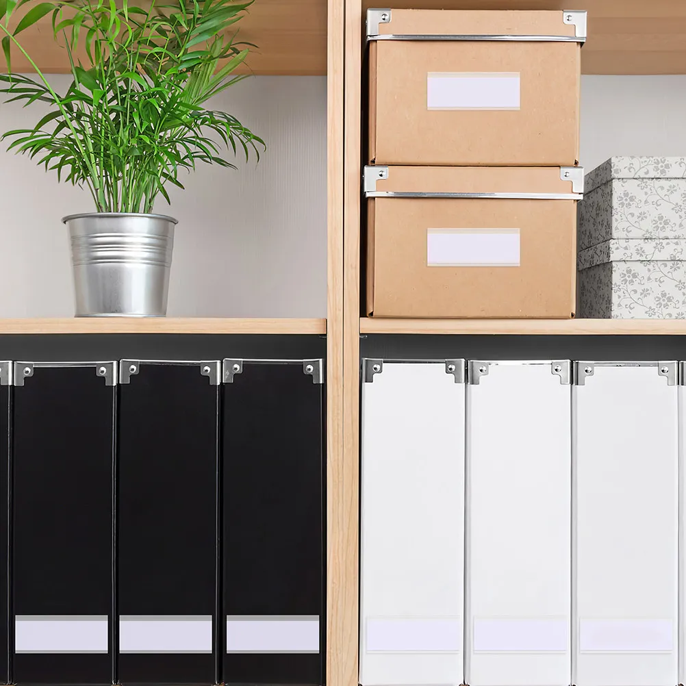 30Pcs Retail Price Label Holders Adhesive Clear Shelf Label Holders for Supermarket Store Book Paper Classification Price