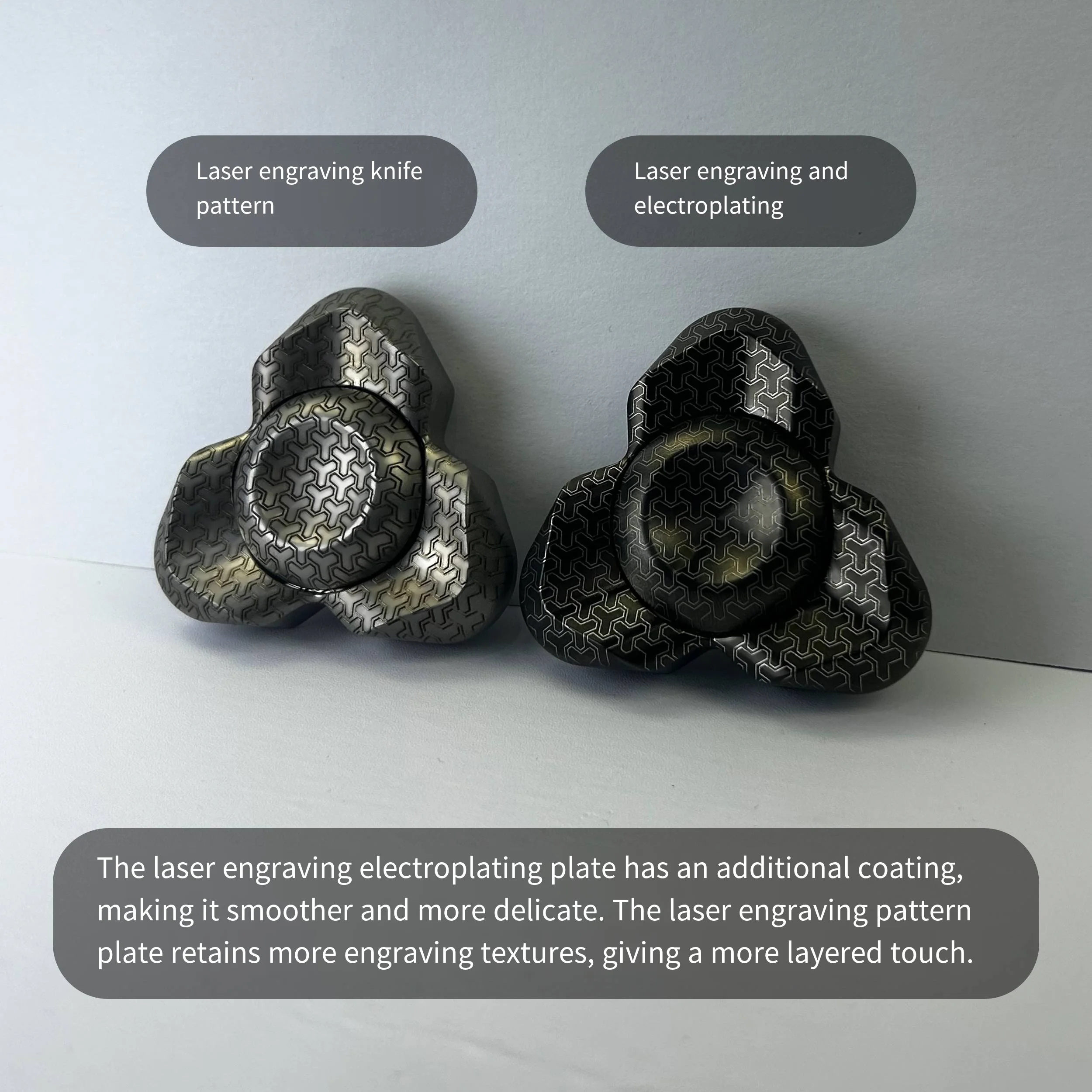 

Гироскоп с павлиньими перьями серии Finger Spin - трехстворчатая атака, скорость, тип, нержавеющая сталь 304, пресс-игрушка