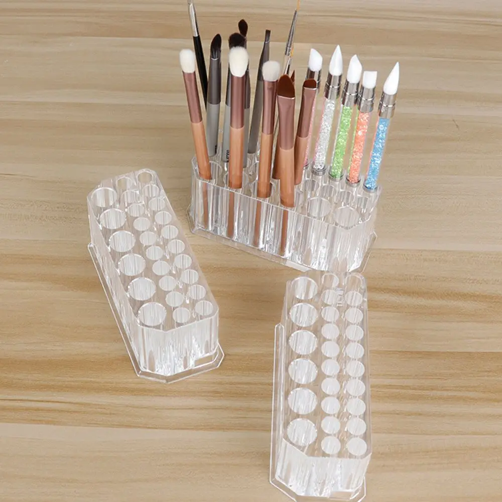 Organizer Makeup Brush Container Nail Art Tools Pens Storage Box Nail Brush Holder Makeup Brush Holder Nail Brush Display Shelf