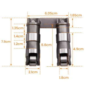 Rollenheber und Verbindungsstange, kleiner Block für Chevy SBC 265 350 400 V8 hydraulisch – Detail 3