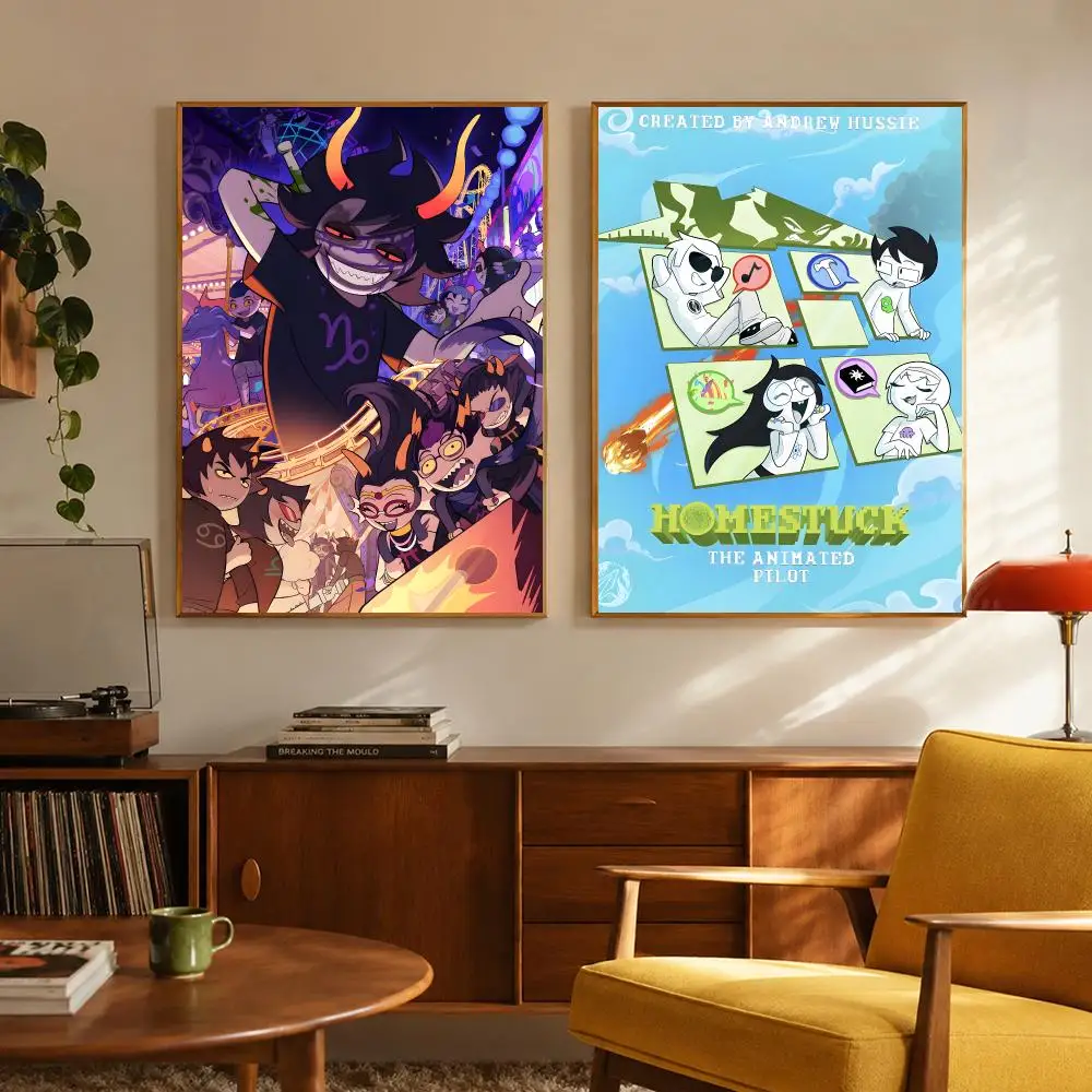 Webcomic Fantasy H-Homestuck Poster Digital Solvent Print Waterproof PP Fade-Resistant Wall Art Room Decor Gift