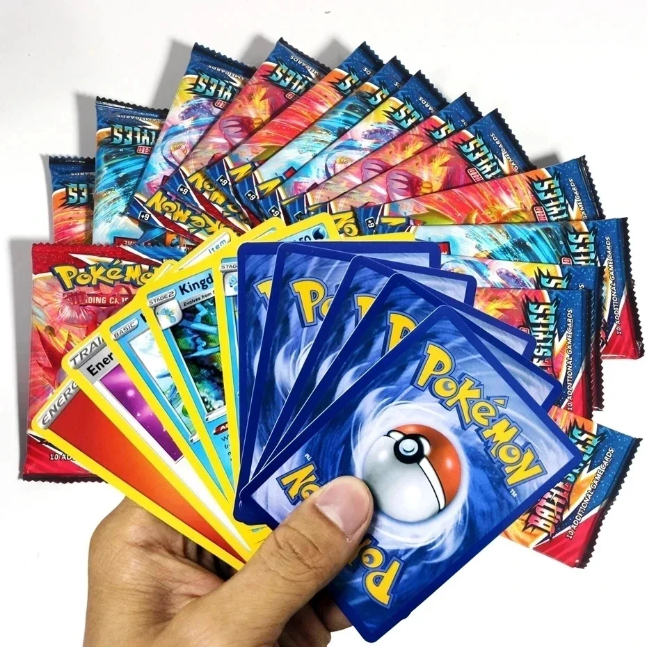 10Pcs Pokemon Cards GX Tag Team Vmax EX Mega Energy Shining Pokemon Card Game Booster Pack Carte Trading Collection Cards Gifts