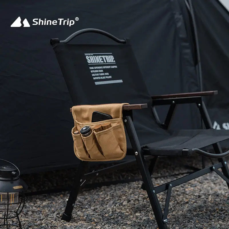 ShineTrip Outdoor Camping Chair Armrest Storage Bag Fishing Chair Side Hanging Bag Portable Multi Functional Tool Storage Bag view 3