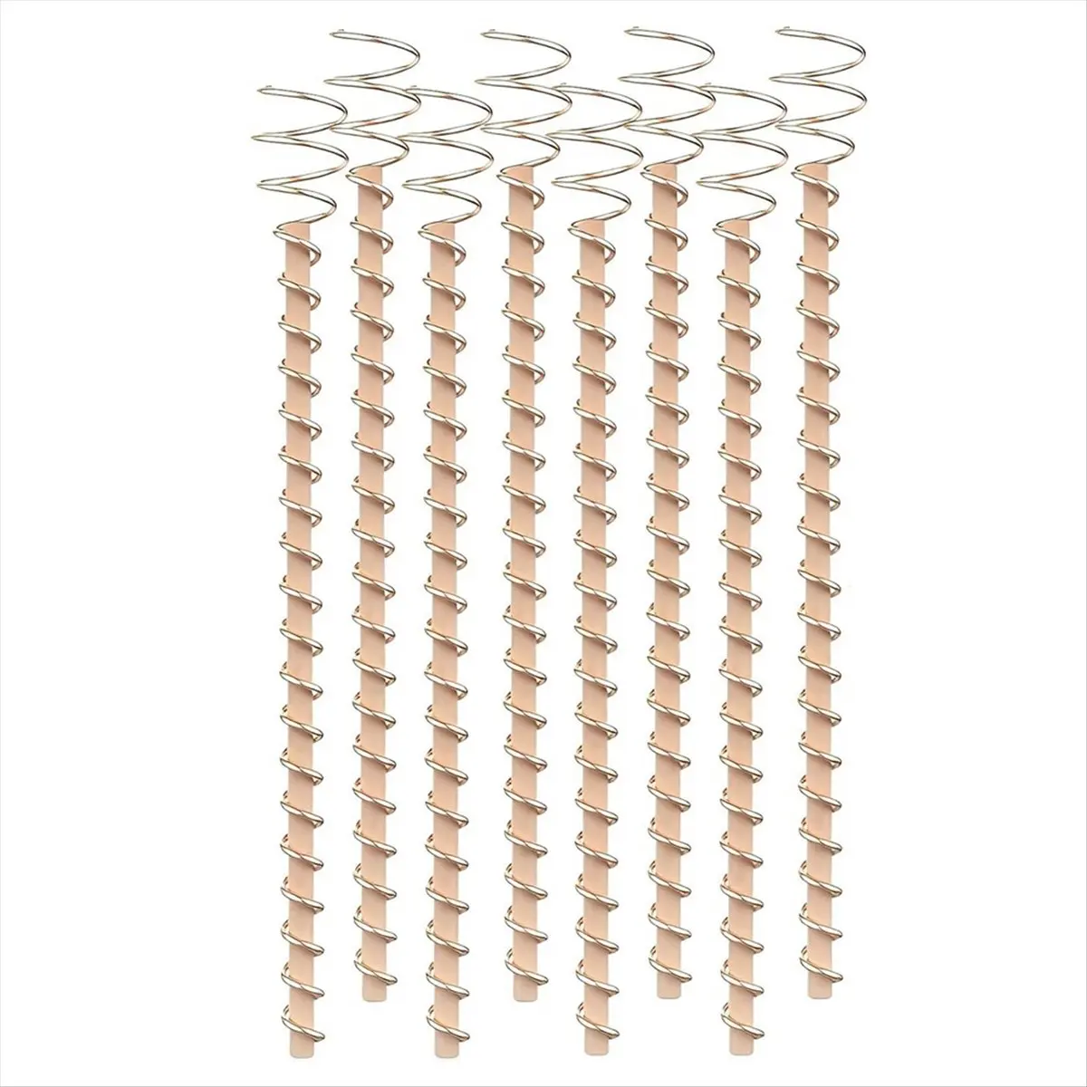 REST 8-Pack Electroculture Copper Gardening Antenna - Pure Copper Wire, Stakes for Growing Plants (12 Inch)