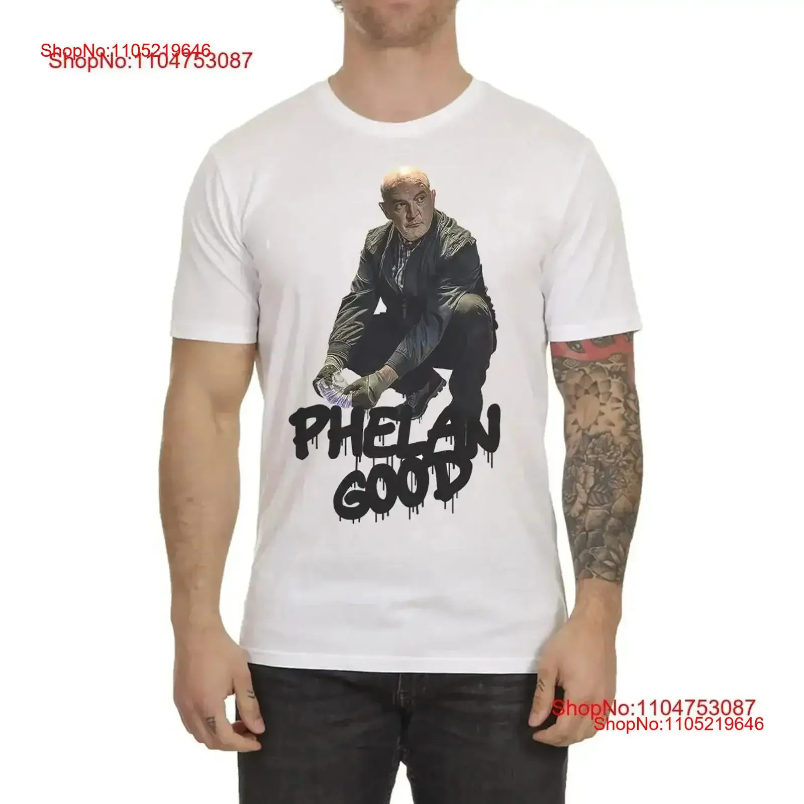 Pat phelan buena camiseta clásica corrie art jabón británico vintage lavado cómodo streetwear gráfico moda estirada