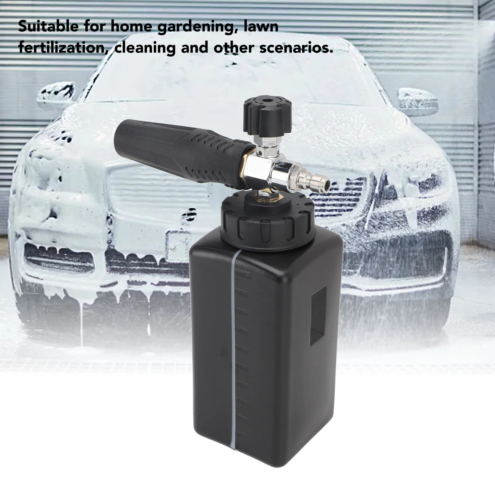 Handheld Foam Sprayer Handheld Foam Spray Bottle Portable Long Lasting Multifunctional Saving Time 1000ML for Home Gardening