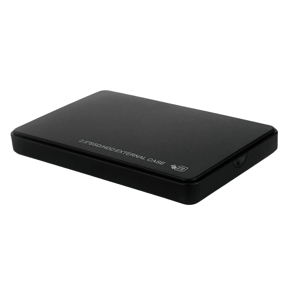 2.5 Inch Hard Drive Enclosure USB2.0 Portable Solid State Drive Box 480Mbps External Hard Disk Drive Box for Laptop Tablet