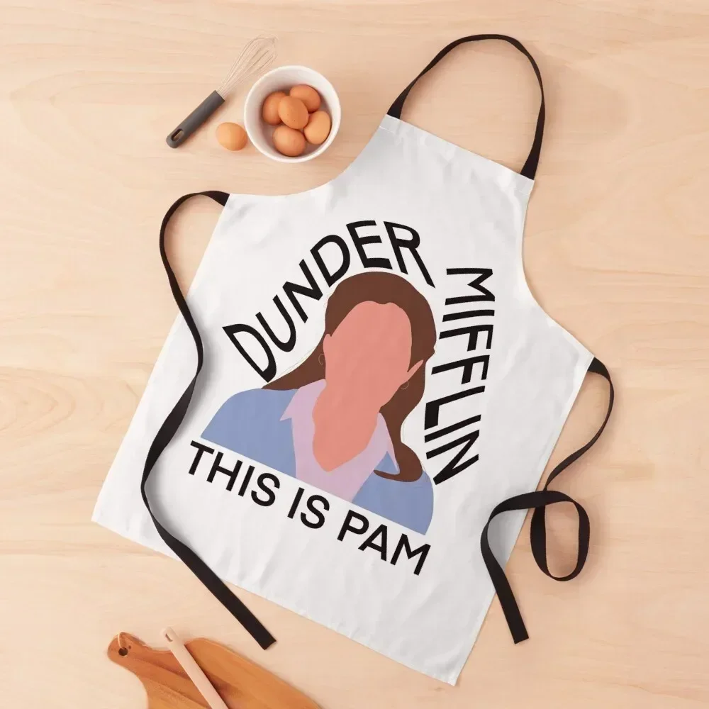 

dunder mifflin, this is pam Apron Home Cleaning Waterproof Kitchen Woman chef for man Apron