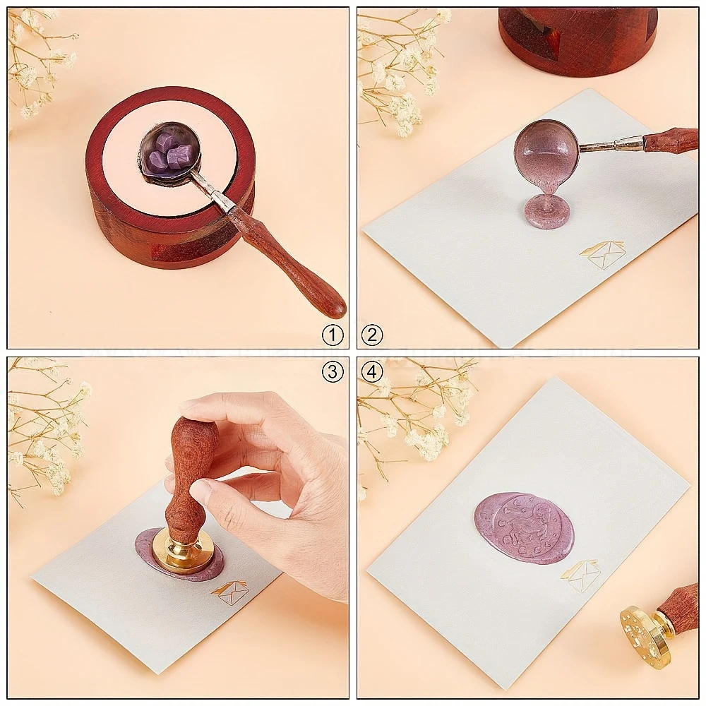 عيد الميلاد شعار شخصية ختم من الشمع ختم مخصص التمنيات ختم DIY بها بنفسك دعوة حفلة مغلف هدية حزمة ديكور ورقة الحرف #6