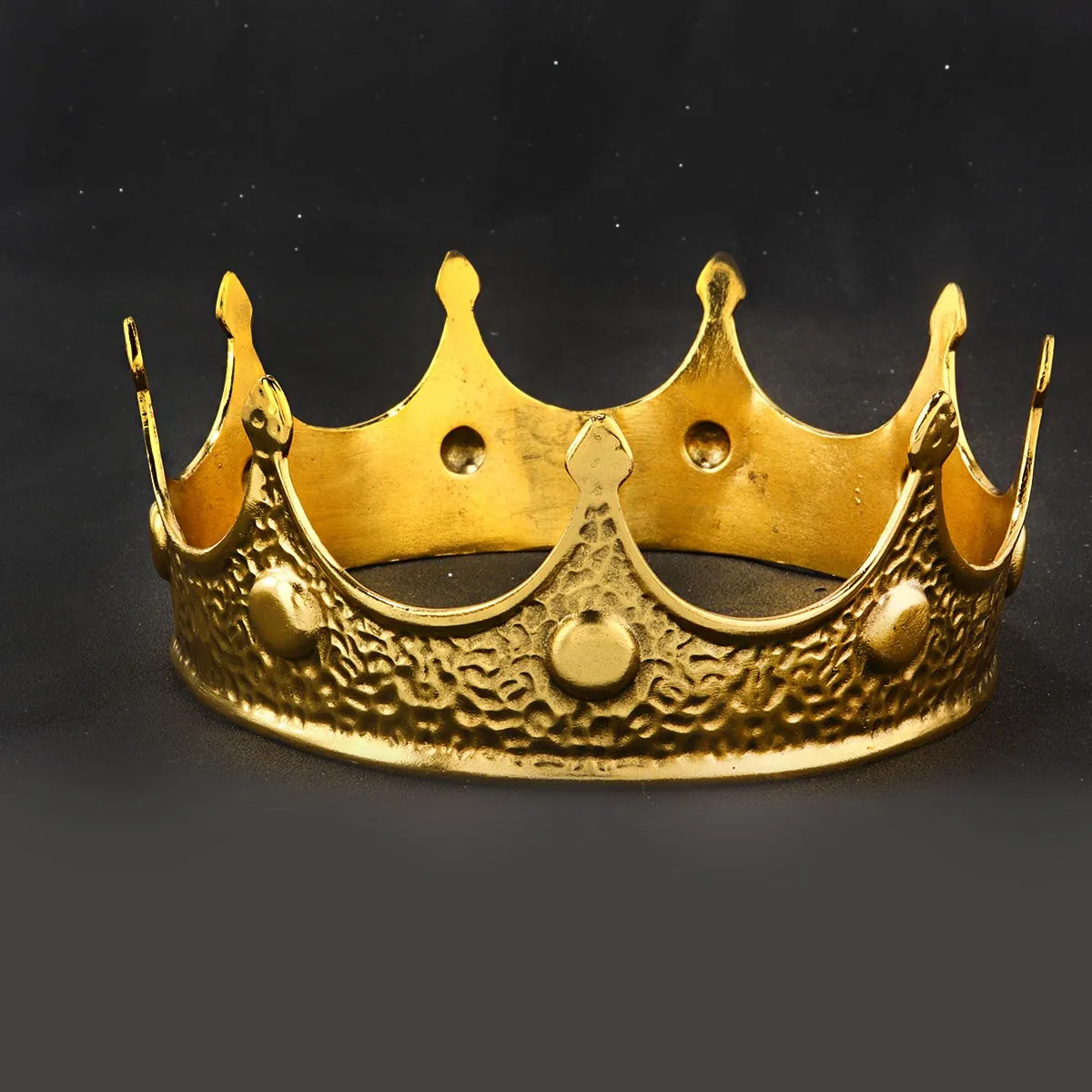 Baroque Queen King Tiaras Men Prince Round Gold Medieval Royal Crowns And Coronets Women Costume Headpieces Birthday Diadema