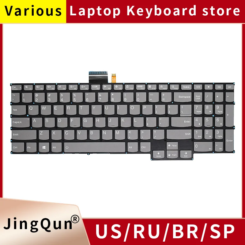 Teclado Original para ordenador portátil, accesorio para Lenovo XIAO XIN Pro 16ACH 2021 Pro 16ARH 2021 Pro 16IHU 2021, con retroiluminación