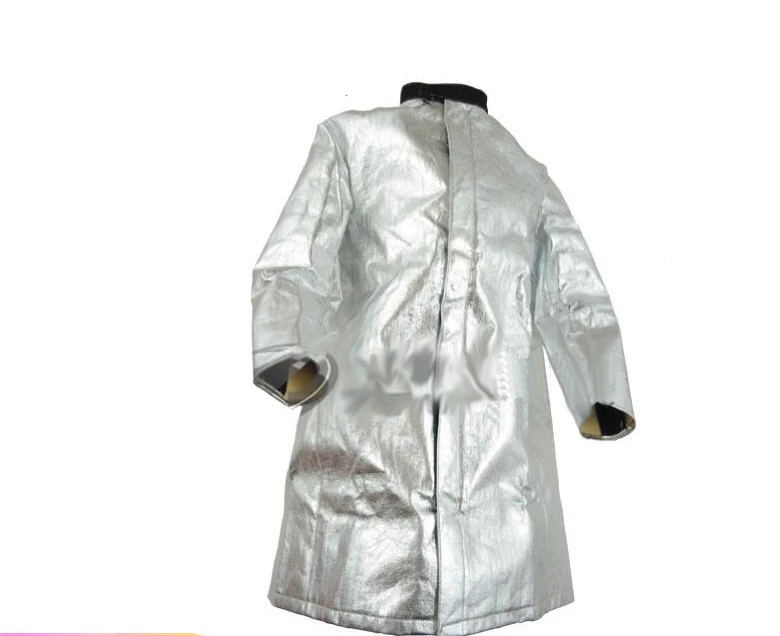 insulation trench coat 1410113.46 Aluminum-plated thermal insulation long trench coat Thermal radiation 1000 degrees Celsius