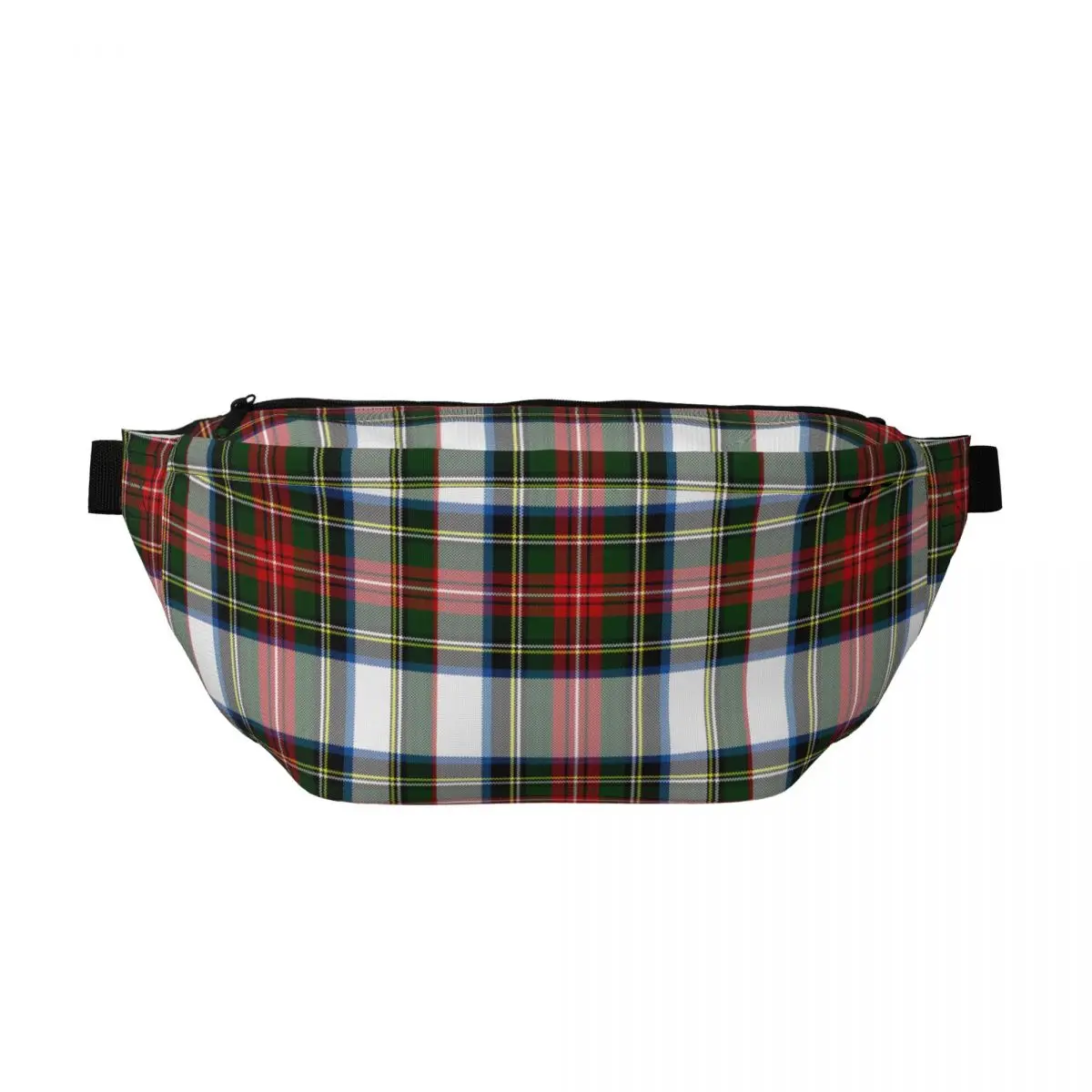 

Сумка-бананка через плечо Clan Stewart с узором в клетку тартан, унисекс, регулируемая поясная сумка для путешествий, бега, хранения денег и телефона, нагрудная сумка
