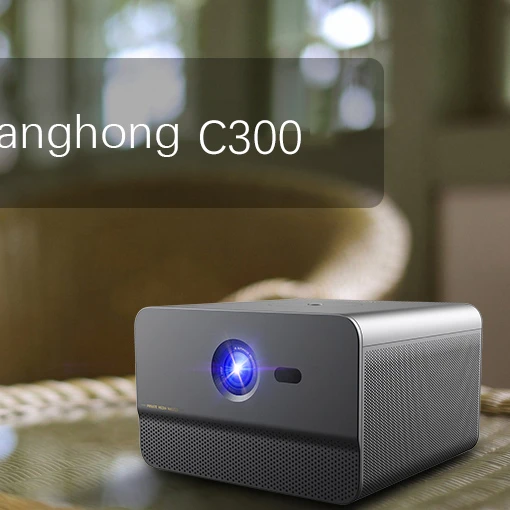 

hot sales C300 Full HD Projector 800 ANSI 1080P With 3 32g DLP Android Home Theater Support Wifi 4K TV Video Projector 3D Beamer