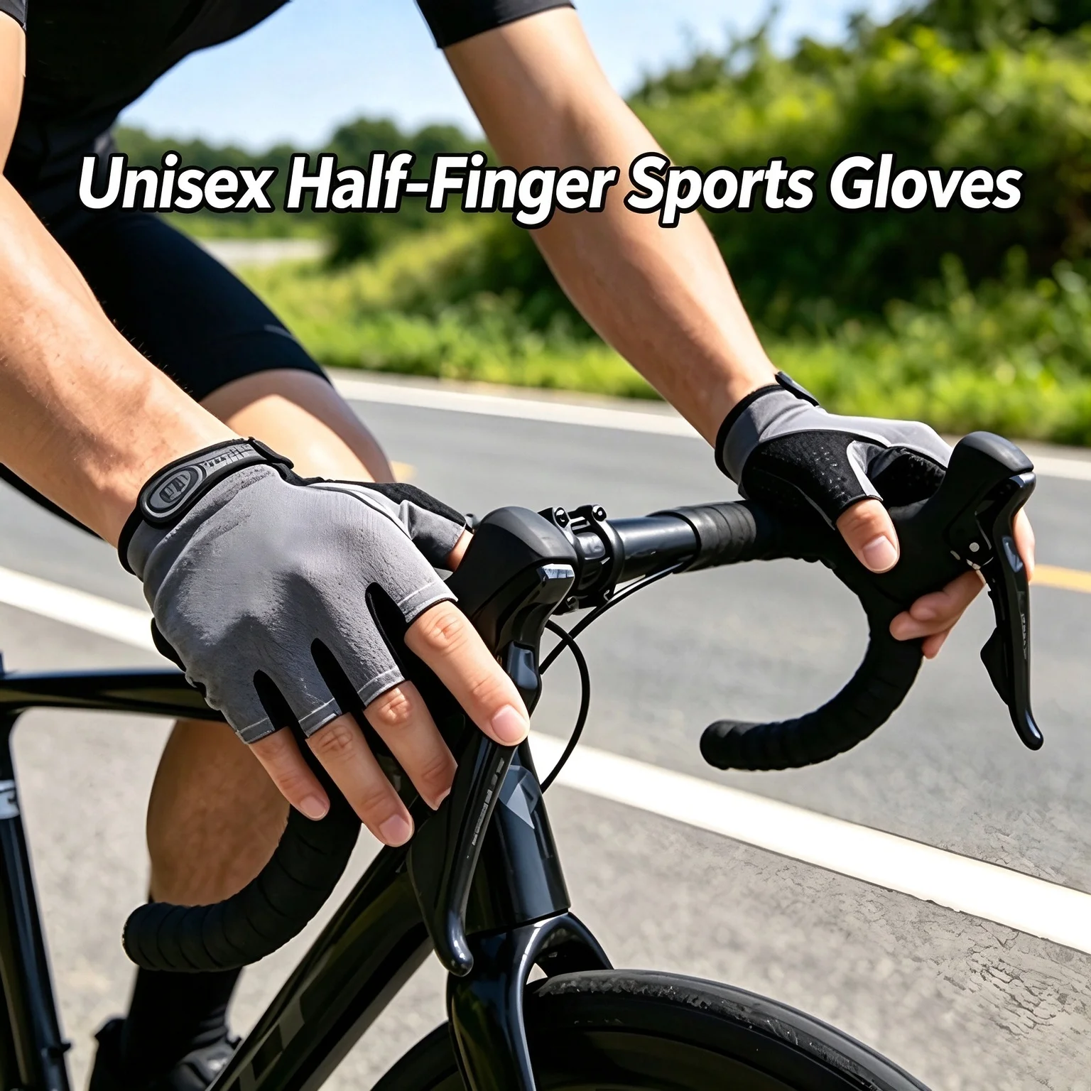 Weightlifti Gym Gloves Fitness Training Fingerless Women Men Bodybuilding Exercise Sports Gloves Cycling Anti Slip Breathable