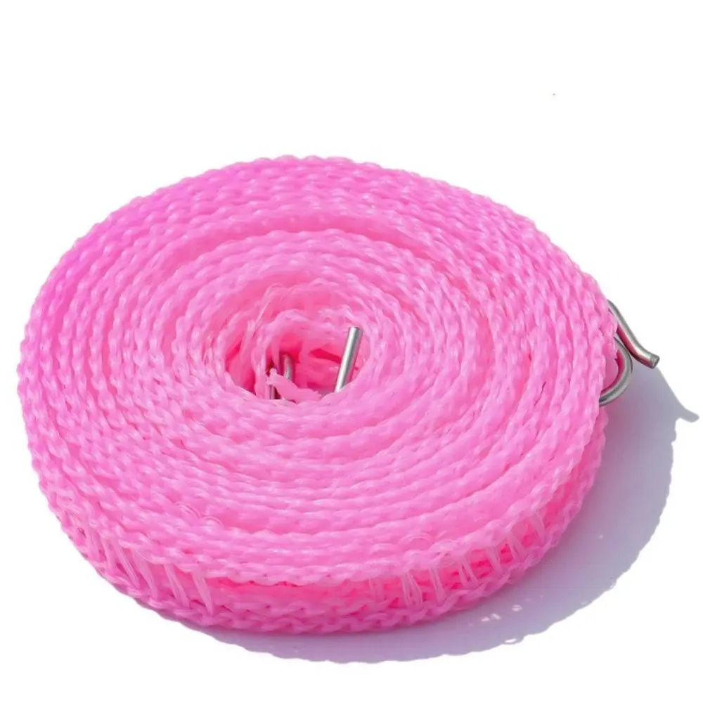 5m/8m/10m Travel Clothesline Windproof Antiskid Camping Clothes Line Portable Lightweight Clothes Drying Rack Rope Home