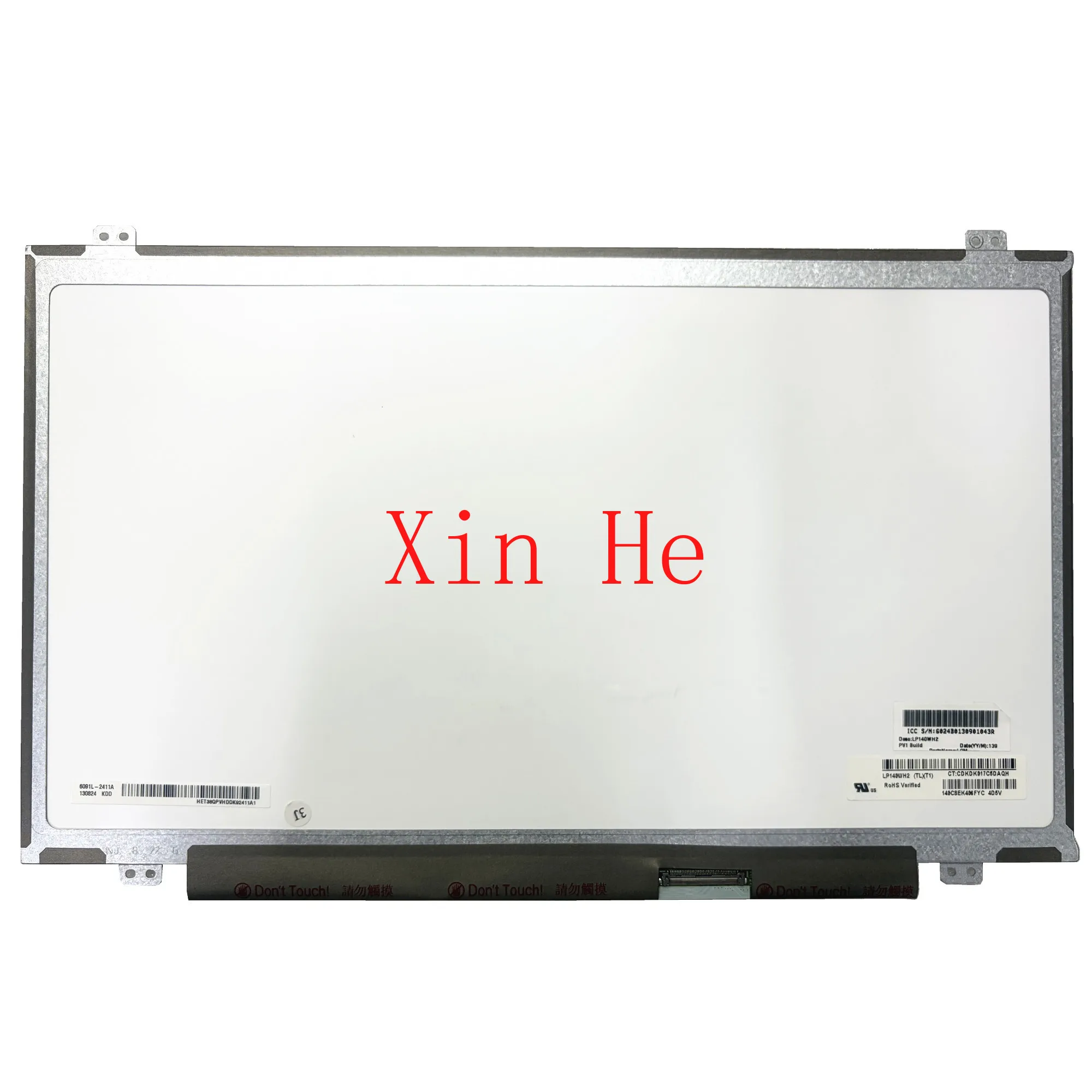 Pantalla LCD de 14.0'' LP140WH2-TLT1 LP140WH2-TLB1 TLP1 N140BGE-L31 L32 B140XW02 V.3 BT140GW04 V.2 1366*768 LVDS 40 Pines