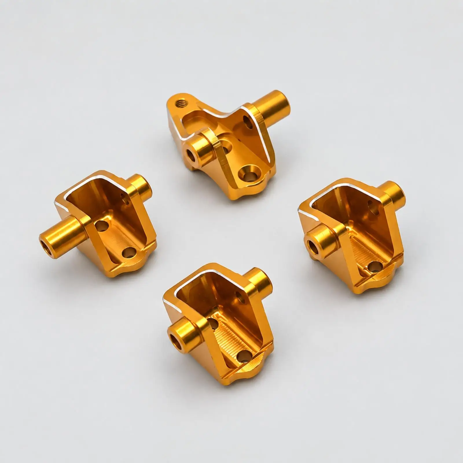 Aluminum Tie Rod Bracket RC Linkage Mount for 1/10 Scale Crawler Truck Chassis Upgrade Metal