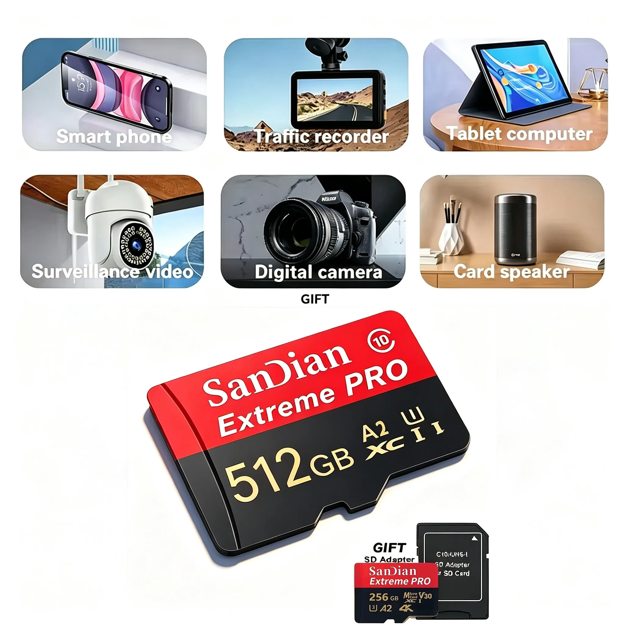 Vr Headset Pc - Top Micro TF SD Card 512GB