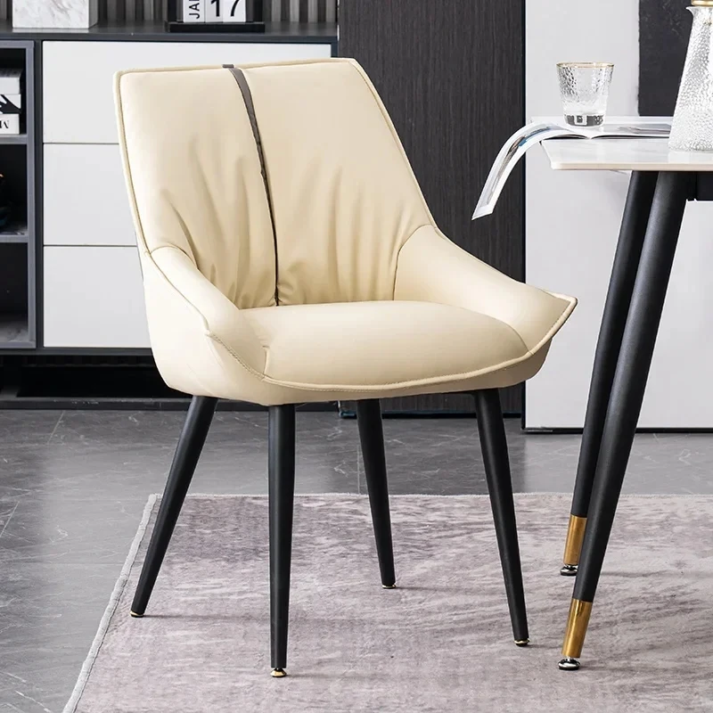 European Design Dining Chairs Beautiful Accent Kitchen Trendy Dining Chairs Nordic Modern Chaise Salle A Manger Home Furniture