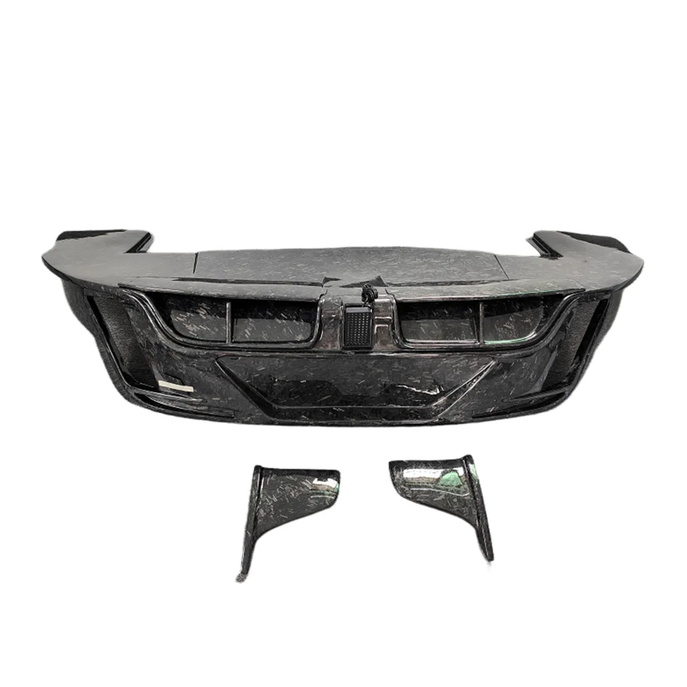 

Forged Pattern M Style Rear Spoiler Body Kit with Lights for Porsche Taycan Modification Body Parts