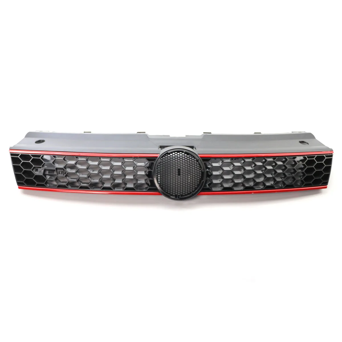 GTI Style Honeycomb Mesh Car Front Bumper Radiator Grille For Volkswagen For VW For POLO 6R 2009-2014 Mesh Center Racing Grills image 3