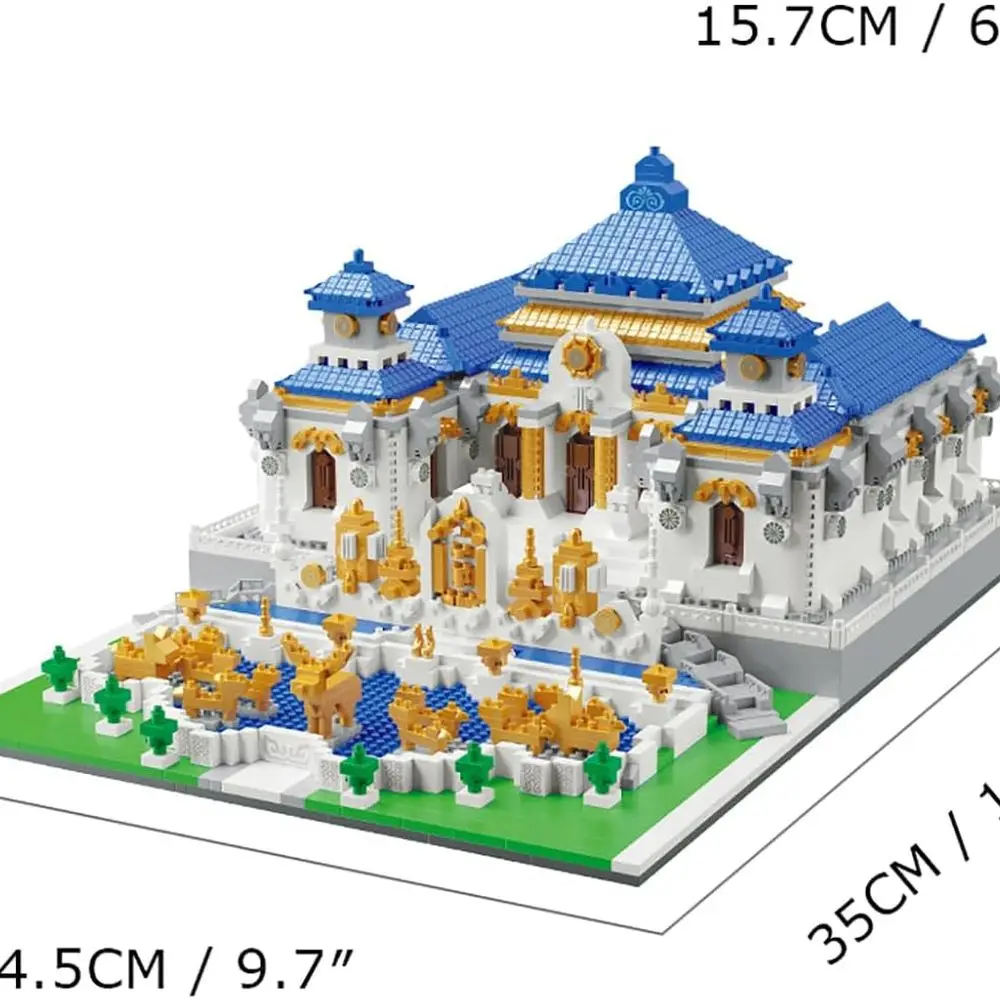 Giardino storico imperiale cinese: set di mattoni educativi da 5372 pezzi per bambini e adulti