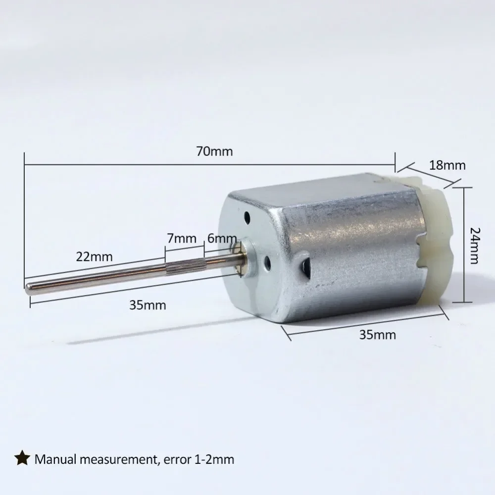 Moteur de verrouillage central de porte de voiture, rétroviseur pliant, moteur l\'inventaire F280 CW, DC 12V