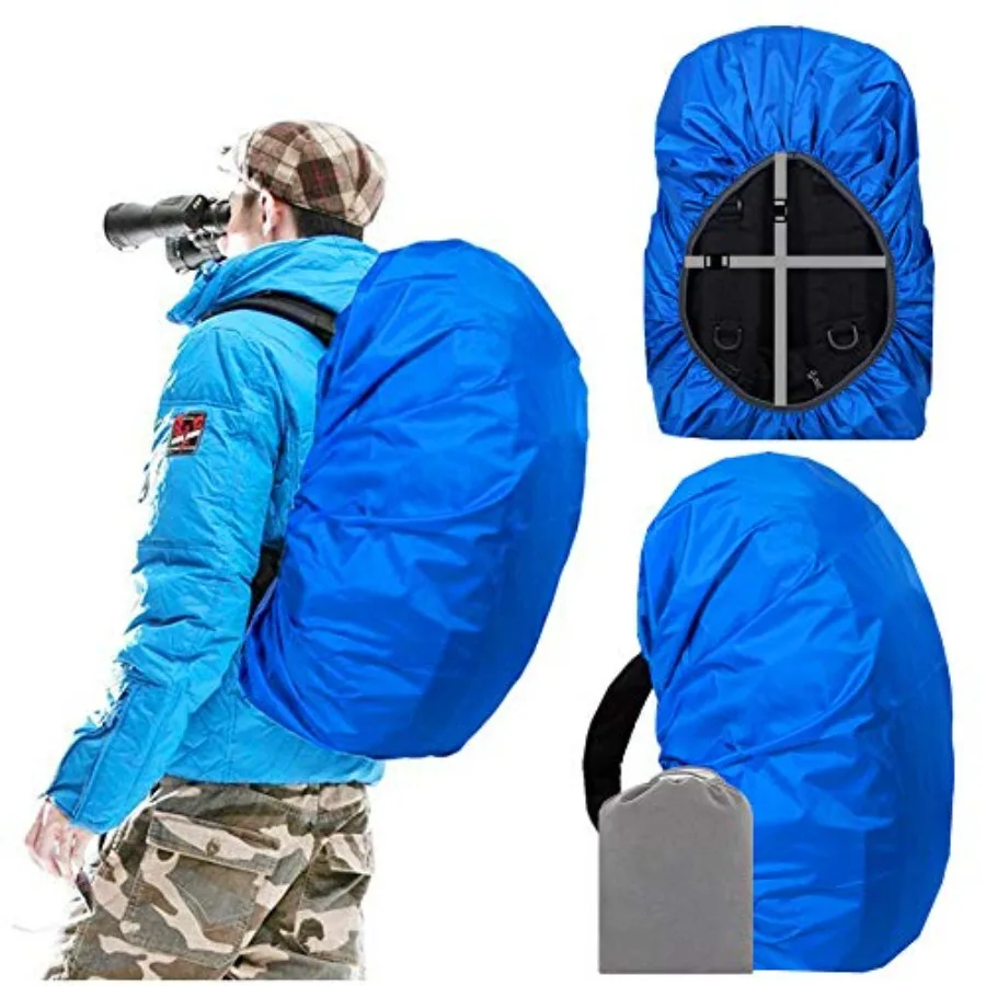 

Waterproof Backpack Rain Cover, 12000mm Ultra-Waterproof, Upgraded Ultra-Strong Multilayers, Antislip Buckle Strap