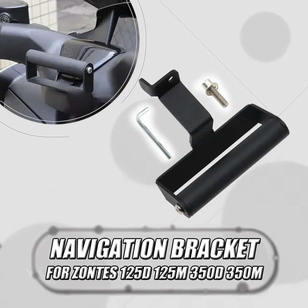 

FOR ZONTES 125D 125M 350D 350M Smartphone GPS Mount Holder Navigation Bracket Expansion Bracket Car Bracket Aluminum Bracket