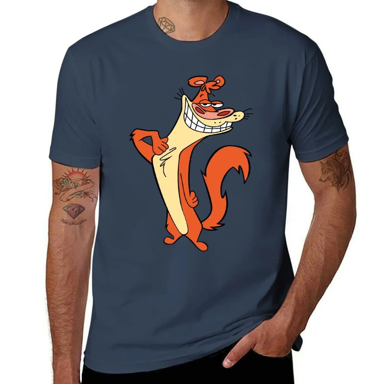 

Am I Weasel T-Shirt Big and Tall Casual T-Shirt