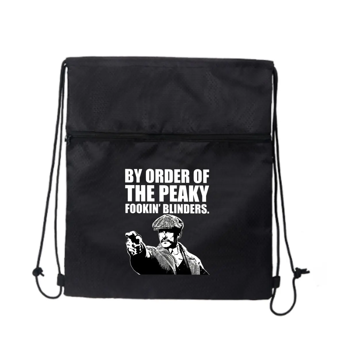 

При заказе на заказ Peaky Fookin Blinders, черная сверхлегкая уличная сумка на молнии на шнурке, идеально подходящая для коротких походов