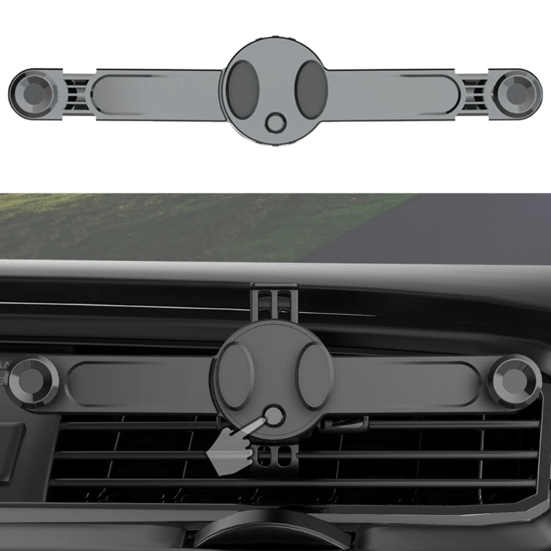 Telefonhalter für Lüftungsschlitze Auto, verbesserte Kfz-Handyhalterung für Smartphone-Navigation,