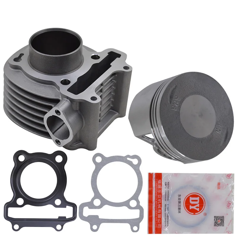 Tłok cylindra motocykla zestaw pierścień uszczelniający do SYM GR125 XS125T XS125T-17 ARA GR XS 125 125cc do 150cc XS150 części zamienne do silnika