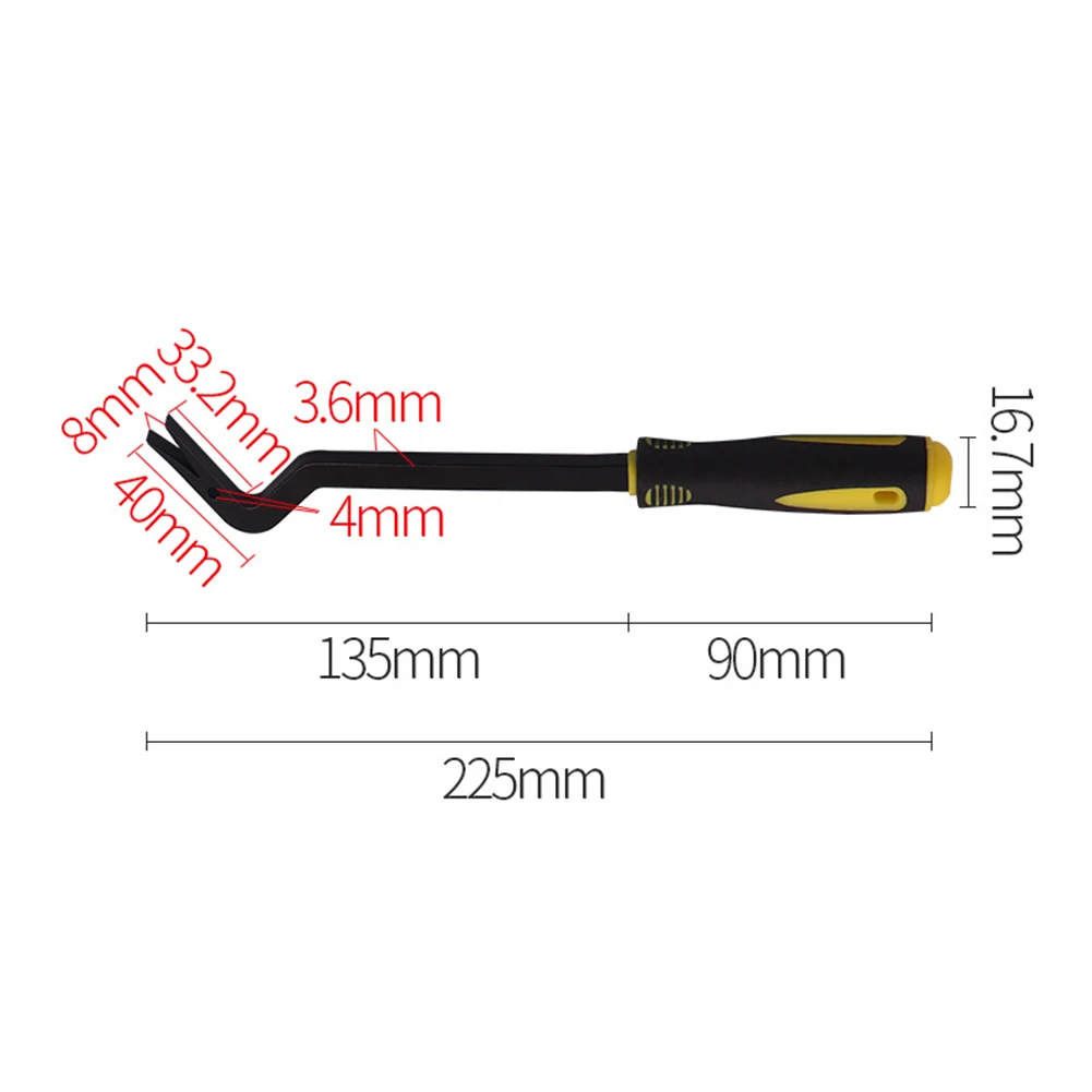 2pcs Car Roof Handle Removal Tool Roof Canopy Handle Release Tool For T10518 For T10518A Handrail Handle Removal Tools Steel