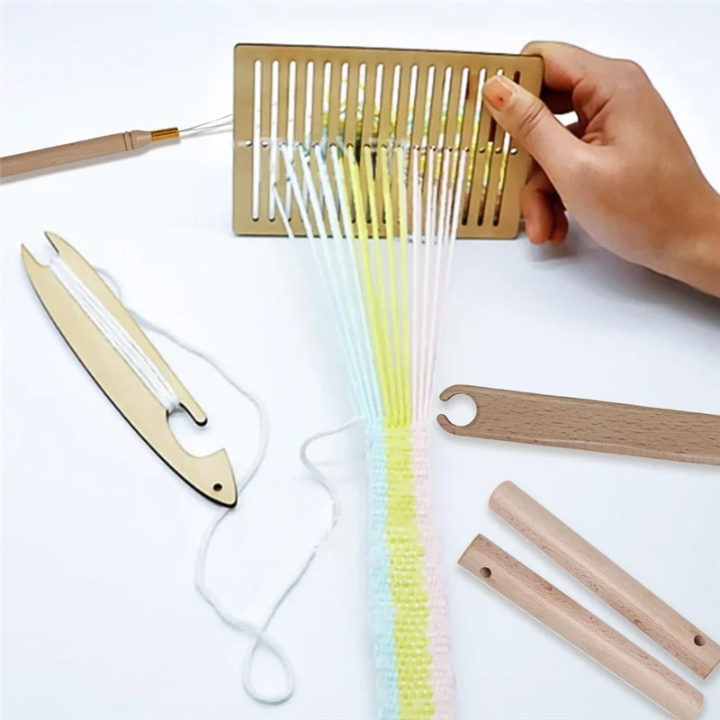 

Hot Selling-Warping Pegs And Clamp Warping Clamp,Weaving-Loom Pegs Weaving-Loom Kits, Woven Weaving Supplies DIY Craft Tools,War