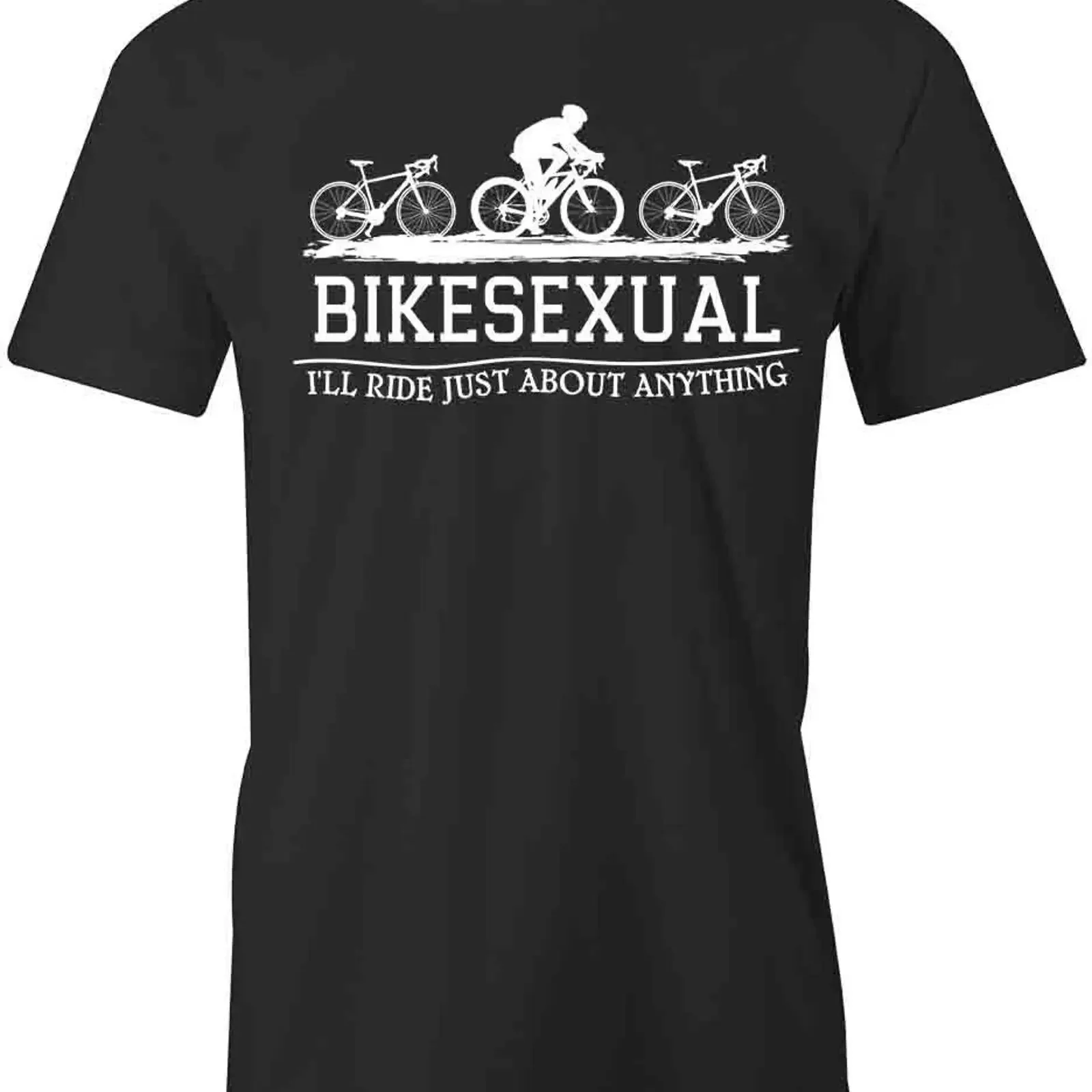 BIKESEXUAL ILL RIDE ANYTHING T Shirt d Cotton CLOTHING S1BSA64 vintage Washed Soft Comfortable streetwear Unisex Stylish