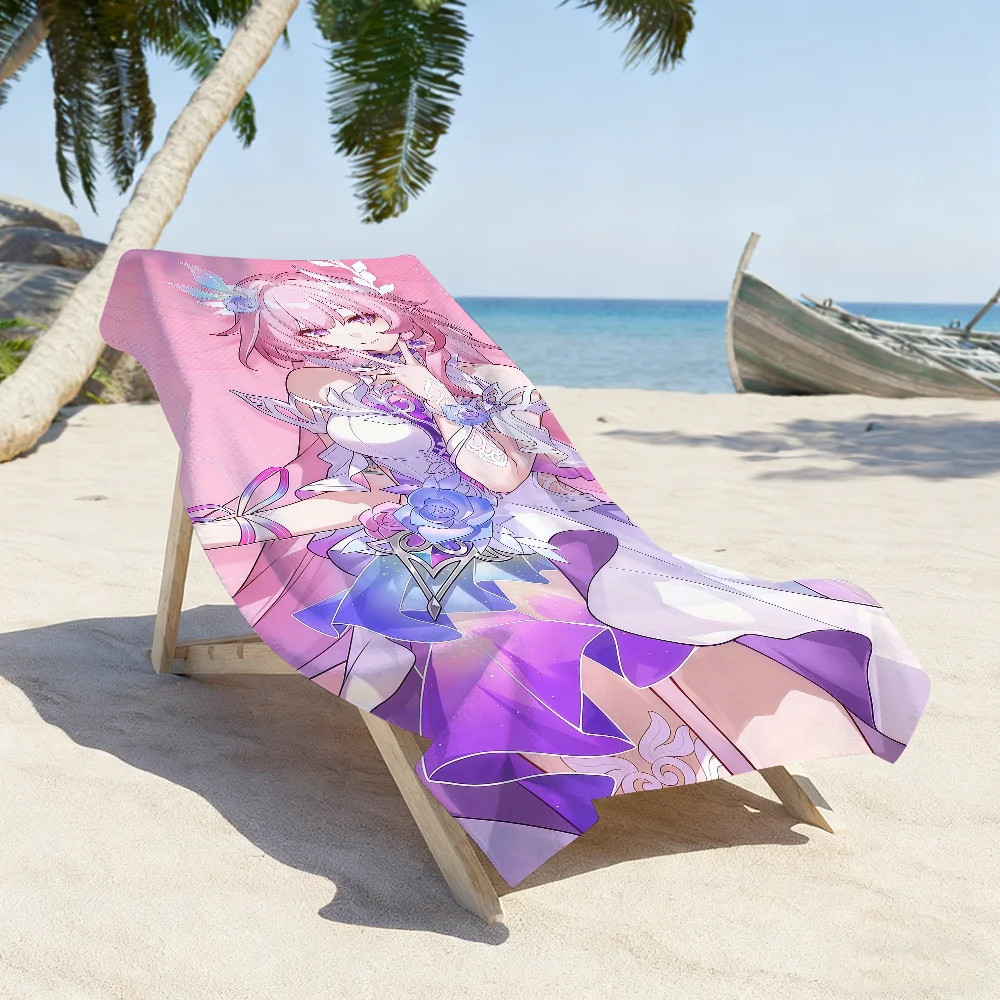 Cyrene Game Honkai Star Rail Towel Sports Quick Dry Travel Camping Gear Sandproof Soft Light Large Beach Towel