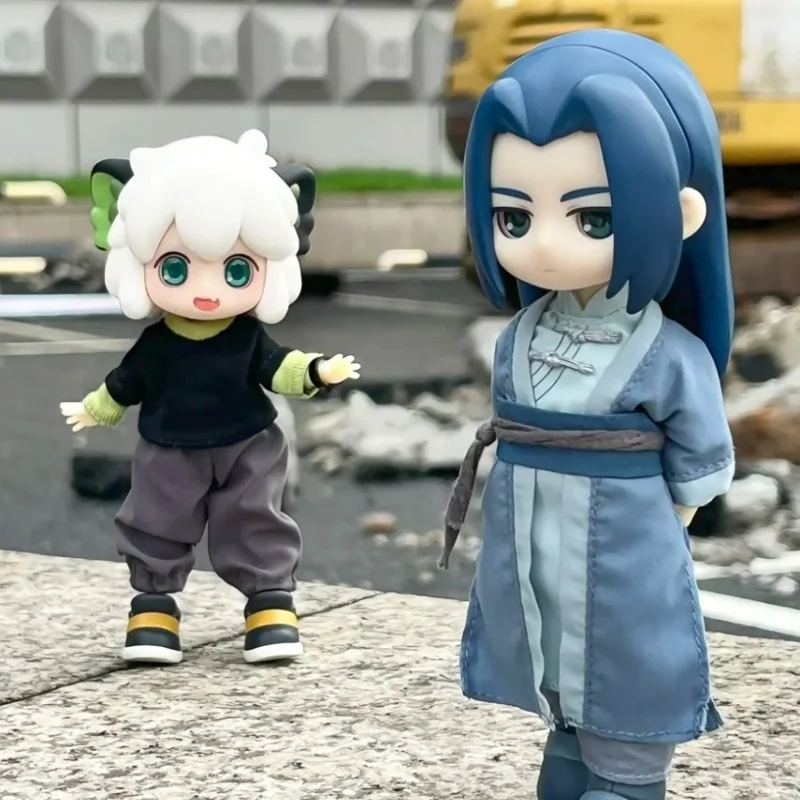 ﻿ Original The Legend Of Hei Series Trendy Blind Box 12 Point Bjd Surprise Box Anime Figure Movable Surprise Box Toys Gift