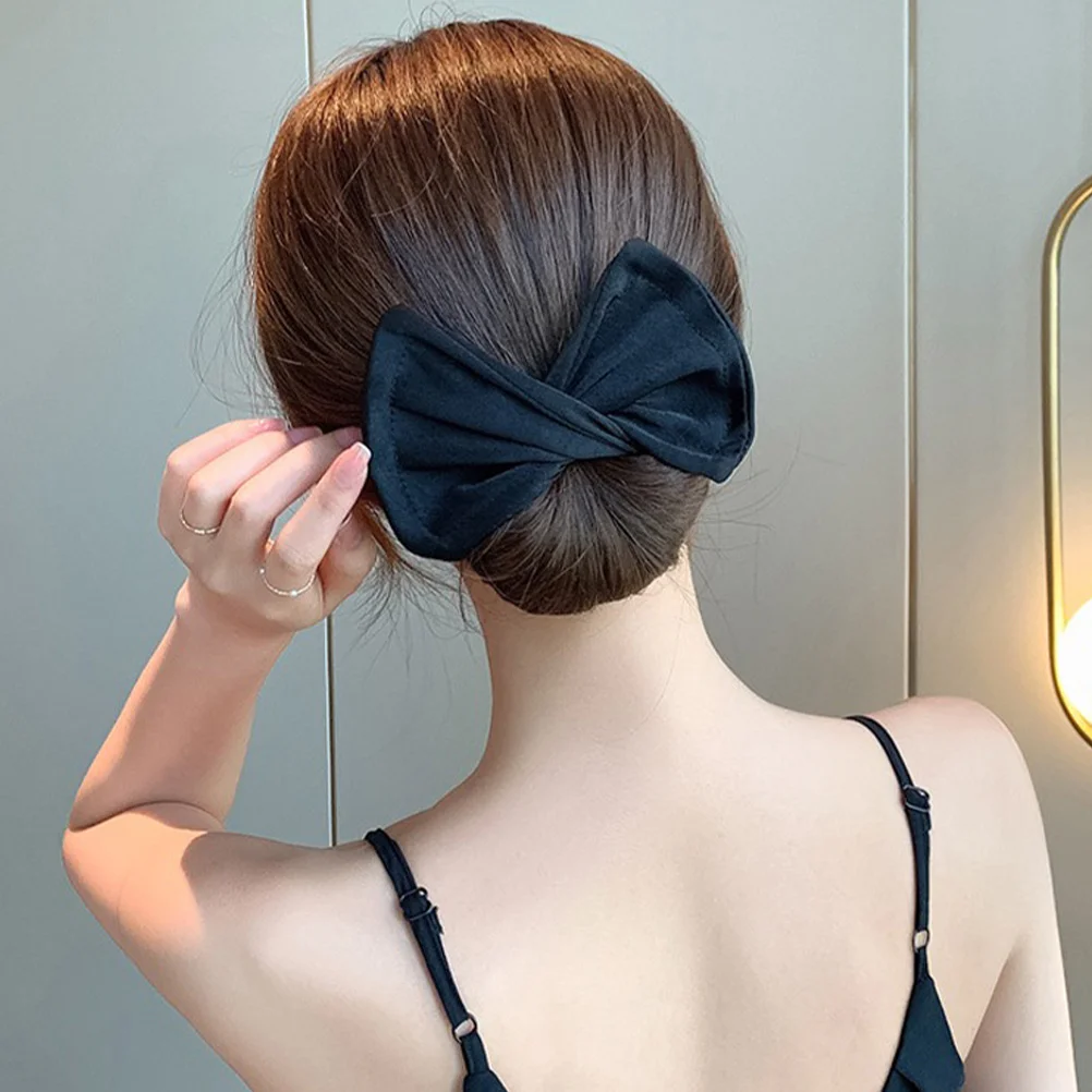 

3pcs Hair Bun Maker Tools 13 Beige 15 Black 21 Blue Long Thin Hair Styling Accessories Bun Roller Braiding Wire
