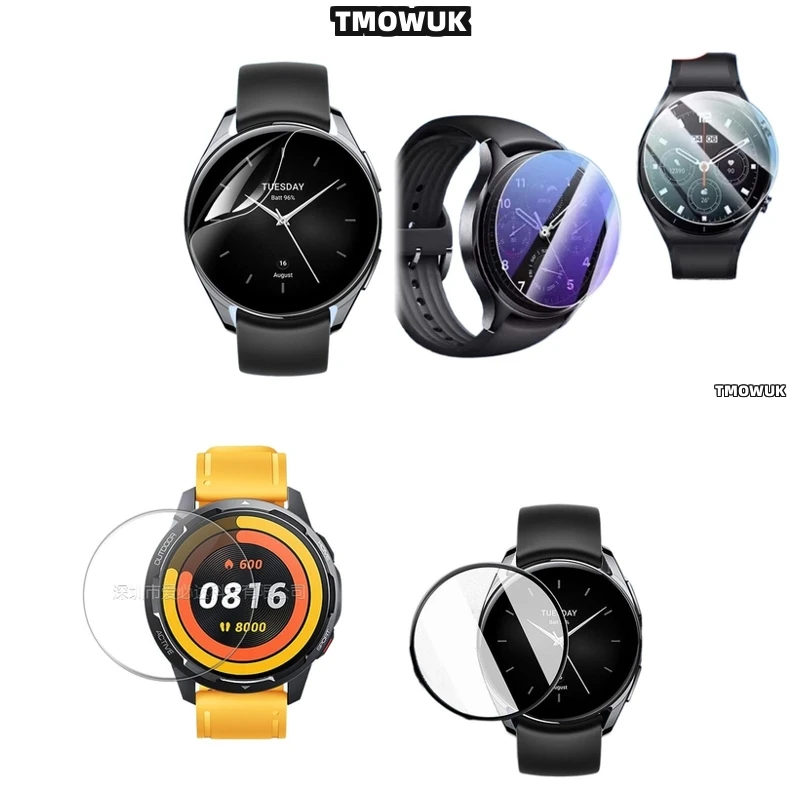 

For Xiaomi Watch S1 S3 Pro S4 Sport Transparent Tempered Glass Screen Protector: HD Anti - Scratch 9H Hardness Ultra - Thin