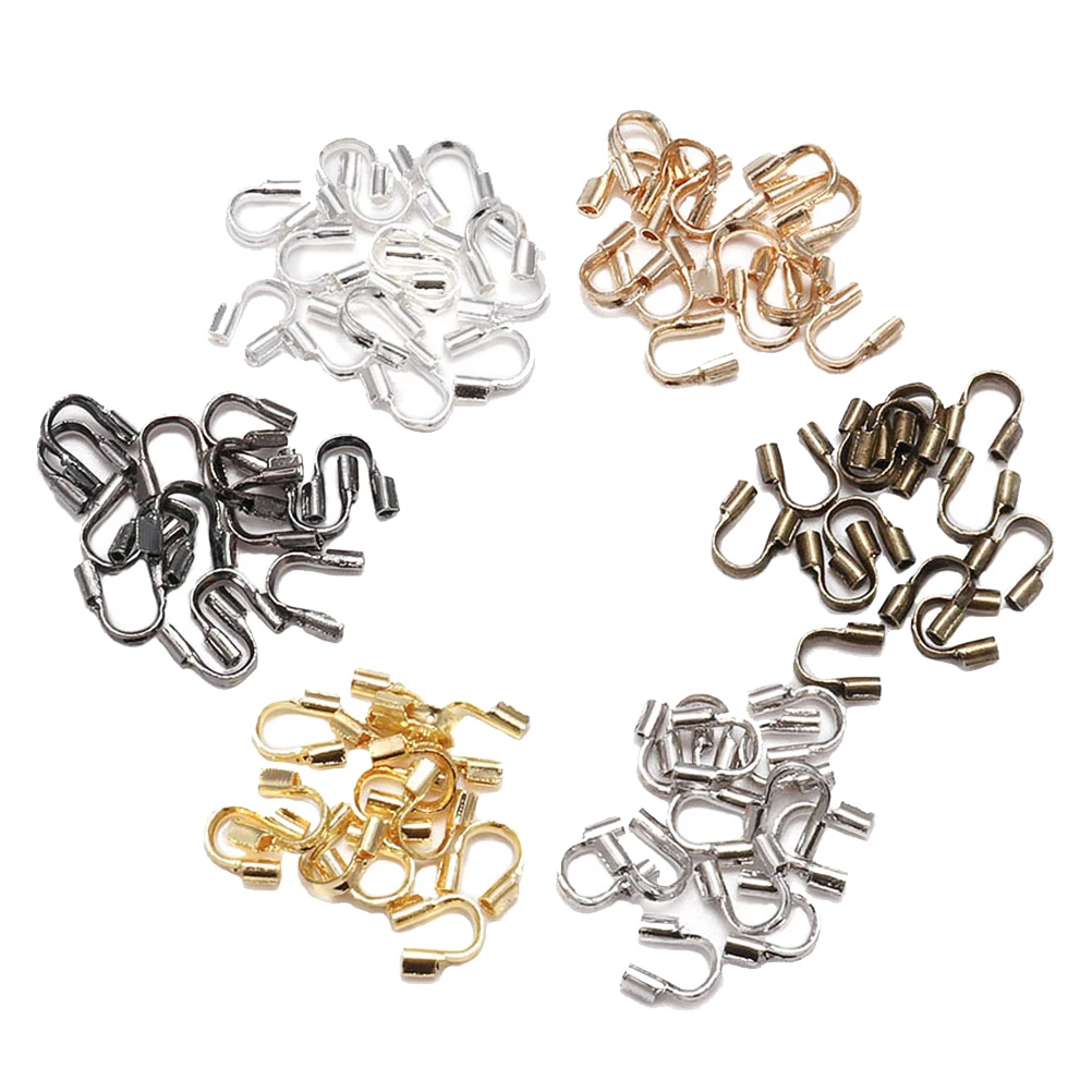 

300pcs Wire Guard Positioning Tube for DIY Jewelry Making Anti Rust Durable Lightweight Practical Accessories Parts