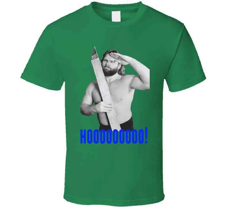 Hacksaw Jim Duggan Retro Wrestling Legend T Shirt