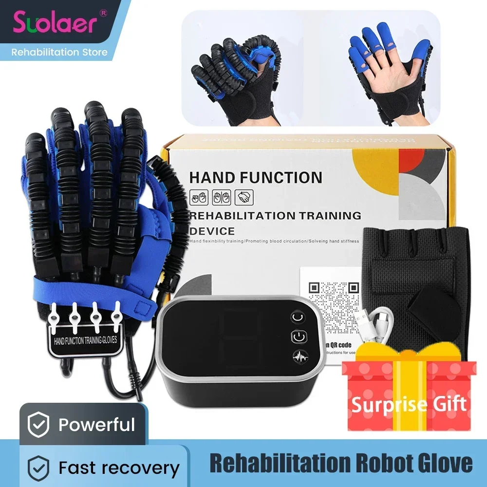 

Rehabilitation Hand Robot Glove Hemiplegia Stroke Recovery Kit Cerebral Infarction Palsy Training Equipment Finger Workout Tool