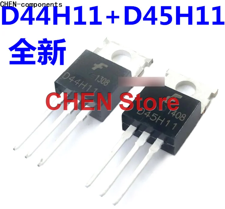 

5pairs Brand new transistor D45H11 D44H11 TO-220