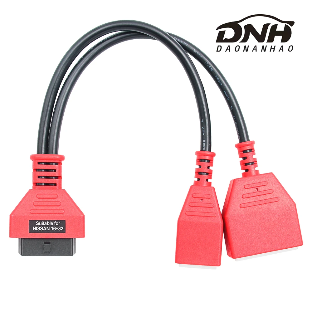 16+32 Gateway OBD2 Adapter Cable for Nissan Bypass SGW No Password Required Compatible with Autel IM508 IM608