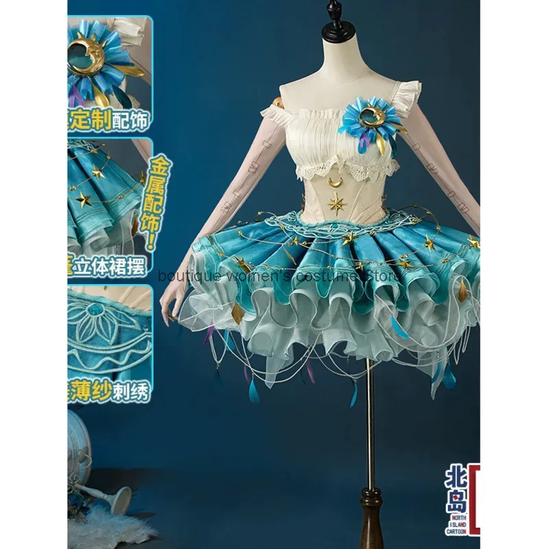 

Cos Хэллоуин Косплей Identity V Косплей Танцовщица Текущий лунный свет Изысканный костюм Косплей Аниме Игровой костюм Gam