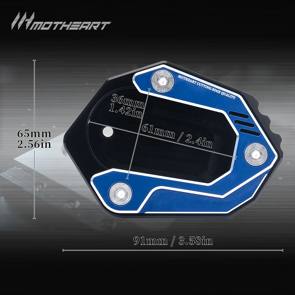 Motorcycle Kickstand Pad For BMW F800GS 2024 bmw f800gs f800 gs f 800 gs motorcycle accessories moto CNC Aluminium Accessories